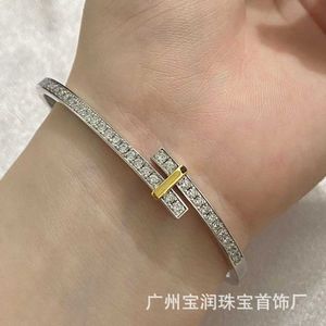 Bracelet Bracelet TFF Edge de concepteur de haute qualité Simple et atmosphérique S925 Silver Ring Embalp Bracelet Tempérament et étoiles dans le ciel
