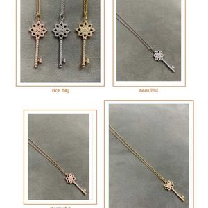 Marque de créateurs Tiffays Silver 925 Fashion classique associée à un collier pendentif en diamant de style super immortel
