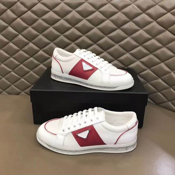 Brand de créateur triangle logo chaussures décontractées chaussures masculines en nylon poudre de luxe de haute qualité Southall Femme's Classic Canvas Couple Sports Shoes 07