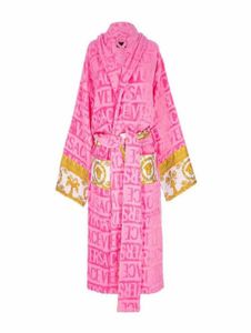 Robe de nuit unisexe de marque de créateur robe de nuit en coton de haute qualité peignoir classique mode robe de luxe respirant élégant 17392737744
