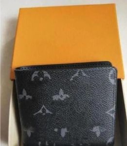 Portefeuille de marque de créateur Portefeuilles courts de luxe Porte-cartes Célèbres pour hommes et femmes Sacs à main Pochettes avec boîte-cadeau