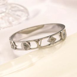 Designer merkarmbanden damesarmband luxe designer sieraden 18K verguld roestvrij staal bruiloft liefhebbers cadeau armbanden groothandel ZG1163