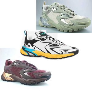 Ontwerper Ademende mesh sneakers Runner Tatic Shoes Classic Black Gray Color Design Sneaker Comfortabele Sole Heren Ademend Mesh Stijlvolle look Man met Box No424