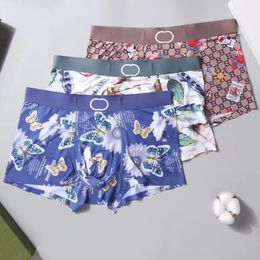 Designerslips Luxe herenondergoed Boxershorts Jongens IJszijde ondergoed Zomer Heren Naadloze Boxer Ultradunne, nauwsluitende Ademende mode-boxer voor dagelijks gebruik