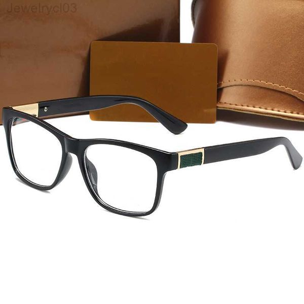 Designer Lentille blanche brillante Haute qualité Femmes Hommes Lunettes de soleil Mode extérieure Luxe PC Cadre 2288 Lunettes de lunettes transparentes avec boîte.XVKG