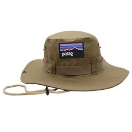 Designer Bucket Hat Ball Hat Western Cowboy Hat Summer Boli Big Side Fisherman Outdoor Beach Tour Mountain Fishing Couple