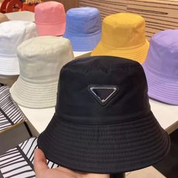 Diseñador Bucket Hat Cap Hats Hats diseñadores Mujeres Capa de béisbol Hilo teñido Classic Plain Man Woman Unisex Spring Summer Blending Caps Solid Casquette Snapback Trucker