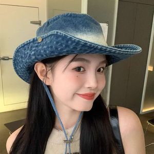 Designer Bucket Hat Cow lavé Western Cowboy's Summer Moulloweering Sunshade Hat Sunshade's Suncreen Fisherman's Hat Wide Brim Sun Ladies Fashion Hats