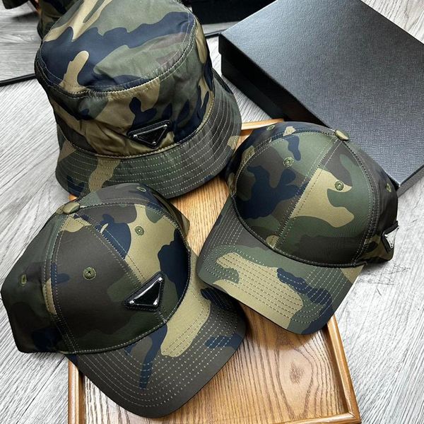 Designer Bucket Hat Caps de balle de mode pour hommes femmes camouflage chapeau de voyage CAP 3 OPTIONS