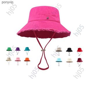 Designer emmer hoed le bob -hoeden voor mannen vrouwen casquette brede rand zon voorkomen gorras outdoor strand canvas mode accessoires hj027 5wnc