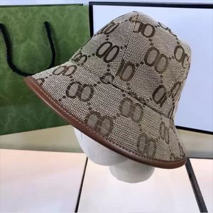 Designer seau chapeau hommes et femmes chapeaux mode style classique lettre impression conception extérieur parasol cadeau donner rassemblement social applicable