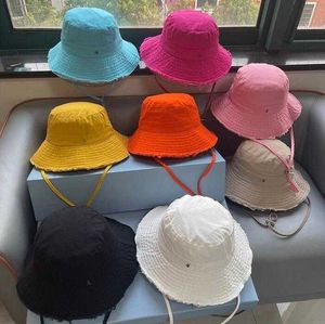 Designer emmer hoed snaar platte pet verstelbare doppen brede rand emmers hoeden mode sunhat zomer strandhoed met letters voor mannen vrouwen topkwaliteit