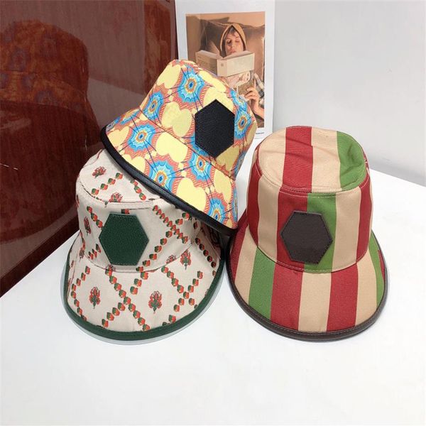 Designer Bucket Hat Casquettes élégantes toutes saisons Chapeaux élégants pour homme femme avec 3 couleurs vives de haute qualité281S