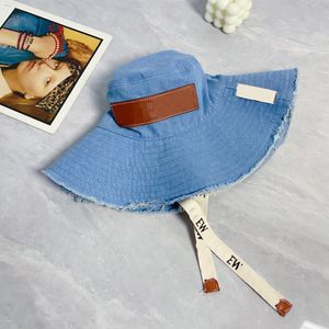 Designer Bucket Hat Summer Femme's Hopdoor Travel Protection Sun Protection Chapeaux de cordes pour les femmes