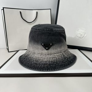 Diseñador cubo sombreros vaquero para hombre gradiente pescador sombrero de lujo casual calle mujeres sombrero de ala ancha s