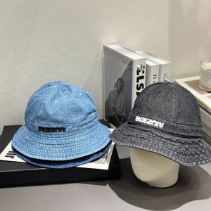 Designer balde chapéus cabidos chapéus sol evitar bonnet denim carta clássico temperamento versátil chapéu design moda luxo casal viagem chapéus
