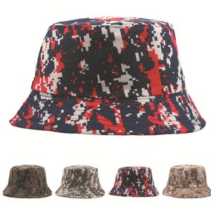 Designer Bucket Hats Military Camouflage Hat For Mens And Womens Summer Camo Cap Fishing Hats Sun Hat