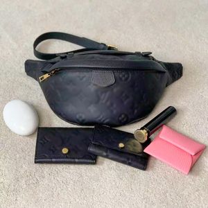 Diseñador bumbag cintura bolsa m43644 vago cinturón bolsa pecho fanny pack fshion bolso cintura para mujer para hombre lujo cuero genuino cremallera 7a crossbody mujer hombro bolsas de viaje