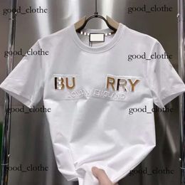 Designer Burbery T-shirt Casual MMS T-shirt avec imprimé monogrammé Haut à manches courtes Luxe Hommes Hip Hop Vêtements Burburries T-shirt Burbery pour homme Burberries2 Cp 209