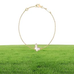 Designer Butterfly Bracelet Rose Gold Ploated Chain Ladies and Girls Valentijnsdag Moeders Dag Betrokkenheid Sieraden Fade 73604588681662