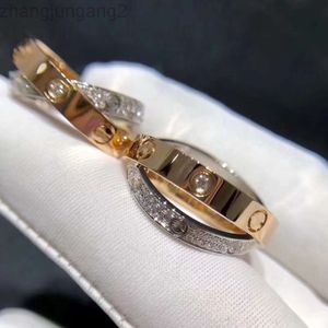 Designer Bulgarie Bracelet Jewelry High Version Hot en vendant deux en un couple avec un placage doré à la mode et un index personnalisé luxe et Nich