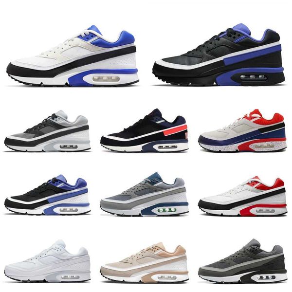 Diseñador Bw Zapatos para correr Hombres Zapatillas de deporte Negro Blanco Persa Violeta Gris Medianoche Azul marino Deporte Rojo Marina Lyon Cáñamo Trigo Hombres Mujeres Deportes al aire libre Entrenadores