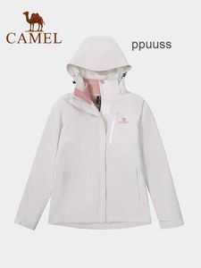 Designer Camel Arcterys Jassen Kledingjassen Wind- en waterdicht Sprintpak voor buiten Dames Afneembaar 3in1 Sprintpak Eenvoudig Veelzijdig Trendy Wind