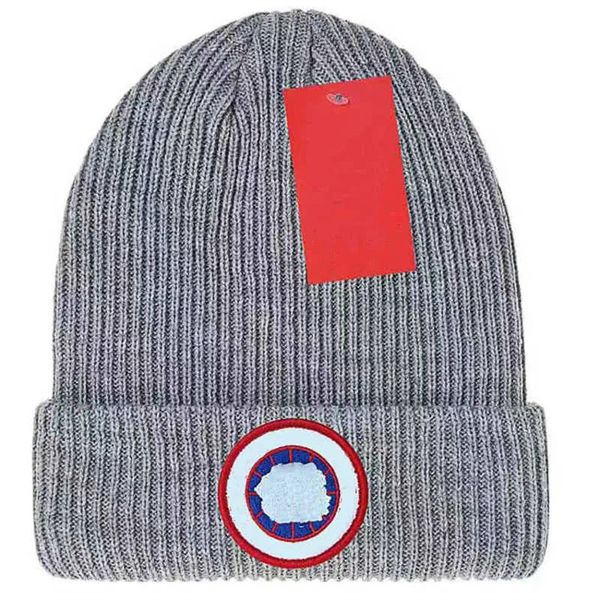 Diseñador sombrero canadagooses Sombrero de punto para hombre sombrero grueso Sombrero de invierno Nivel de apariencia alto Sombrero de bola de pelo de invierno cálido para mujer Moda casual Sombrero de Navidad