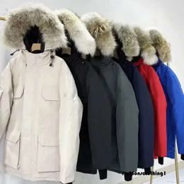 Diseñador canadiense ganso abajo chaqueta para hombre invierno abrigos cálidos abrigo para mujer chaquetas acolchadas a prueba de viento bordado letras streetwear causal hip hop canda goose 6458
