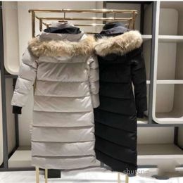 Дизайнерская куртка Canadian Goose средней длины, пуховая куртка, пуховые парки, зимние толстые теплые пальто, женская ветрозащитная уличная одежда C1 211