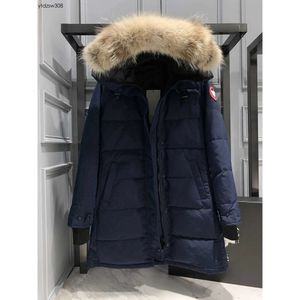 Designer canadien oie mi-longueur Version doudoune vers le bas Parkas hiver épais manteaux chauds femmes coupe-vent Streetwear