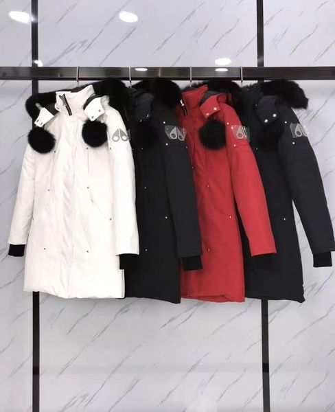 Designer Canadian Goose Version mi-longue Doudoune Parkas Hiver Épais Manteaux Chauds Femmes Coupe-Vent Streetwear 432 Eye-Pleeasing5