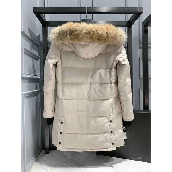 Designer Canadian Goose Version mi-longue Puffer Veste Femme Down Parkas Hiver Épais Manteaux Chauds Coupe-Vent Streetwear216