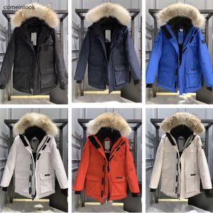 Designer canadien de haute qualité Mens Parka Puffer Veste Femmes Down Vestes d'hiver épais manteaux chauds coupe-vent lettres de broderie streetwear vêtements d'extérieur en duvet d'oie