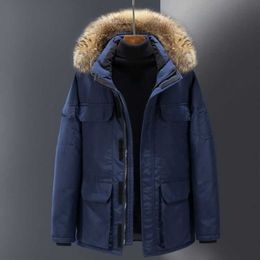 Diseñador canadiense hombres abajo parkas chaquetas invierno ropa de trabajo chaqueta al aire libre engrosada moda mantener caliente pareja transmisión en vivo gansos abajo abrigo efh3