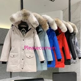 Designer canadien femmes Gooses manteaux veste femmes doudounes hiver à capuche longue veste épaisse chaude femme coupe-vent Parkers manteau