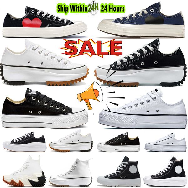 Diseñador lienzo de cuero zapatos casuales para hombres mujeres chucks zapatillas de deporte