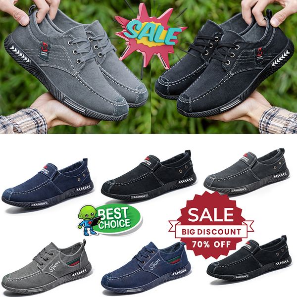 Zapatos de lona de diseñador, zapatos informales a la moda, zapatillas con plataforma ondulada para hombre, zapatillas con suela antideslizante de goma, talla grande