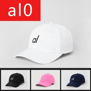 Designer Cap Alooo Hat Ball Cap Yoga Baseball Hat Fashion Summer Femmes Volyle Big Head Surround Show Face Small Sunvisor Hat Wear Duck Tongue pour le voyage