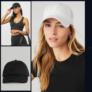 Designer Sports de plein air Cap Yoga Baseball Chapeau Mode Été Femmes Polyvalent Big Aloyoga Head Surround Show Face Petit Pare-Soleil Chapeau Porter Canard Langue Chapeau pour Voyage