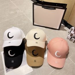 casquette de designer casquette de baseball casquette brodée simple icône casquettes chapeaux de soleil pour hommes femmes lettre Fashion Street Hat