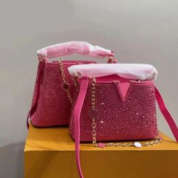 Designer Capucines BB Handbag 2024 Fashion Women Diamonds Diamants Dîner Sac à sac à main coûte