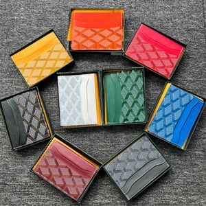 Designer Card Holder Designer Tas Tas Leer Wallets Mini Wallets Color Echte lederen kaarthouder Coin Purse Men and Women Wallet Card met doos