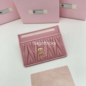 Supports de cartes de créateurs femmes mini portefeuille mode authentique cuir luxe mouton doux mouton poche dames bourse new cartes de crédit support 4 couleurs