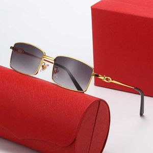 Designer Cardi Classic CT 2023 Nouvelles lunettes de soleil complètes pour hommes Business Small Frame Les femmes peuvent être équipées de lunettes de myopie avec logo et boîte