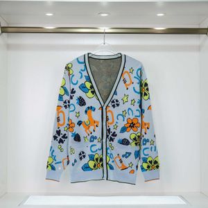 Designer Cardigan Autumn Dames V Neck Sweaters lange mouwen met lange mouwen katoenen gebreide trui vrouwen losse casual jas jassen