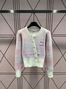 Designer Cardigan Polo Button Shirt Classic Letter Print Fashion Regular Casual Long Sleeve Gebreide Jacket Sweater Dames SML