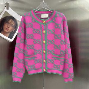 Designer Cardigan Women Polo Sweaters Button Up Shirt Classic Letter Print Fashion Regelmatig casual langdurige gebreide jas sweater dameskleding2
