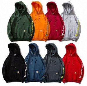 Ontwerper Carharttly heren hoodies Hoodie Originele Kwaliteit Klassieke Kleine Label sweatshirts pullover capuchon lange mouw casual Print kleding S-XL carhar Z8967