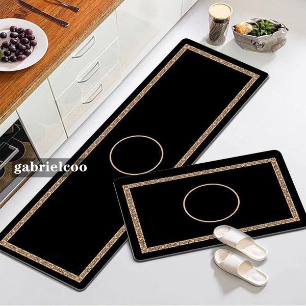 Diseñador Carpeta Baño de baño Mat de la cocina Mat